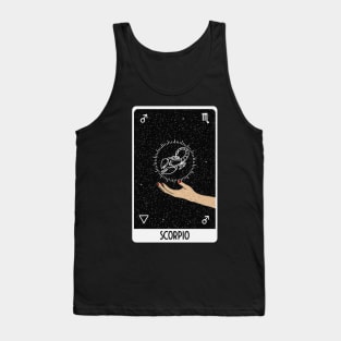 Scorpio Tarot Card Tank Top